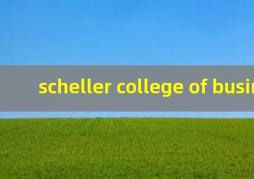 scheller college of business